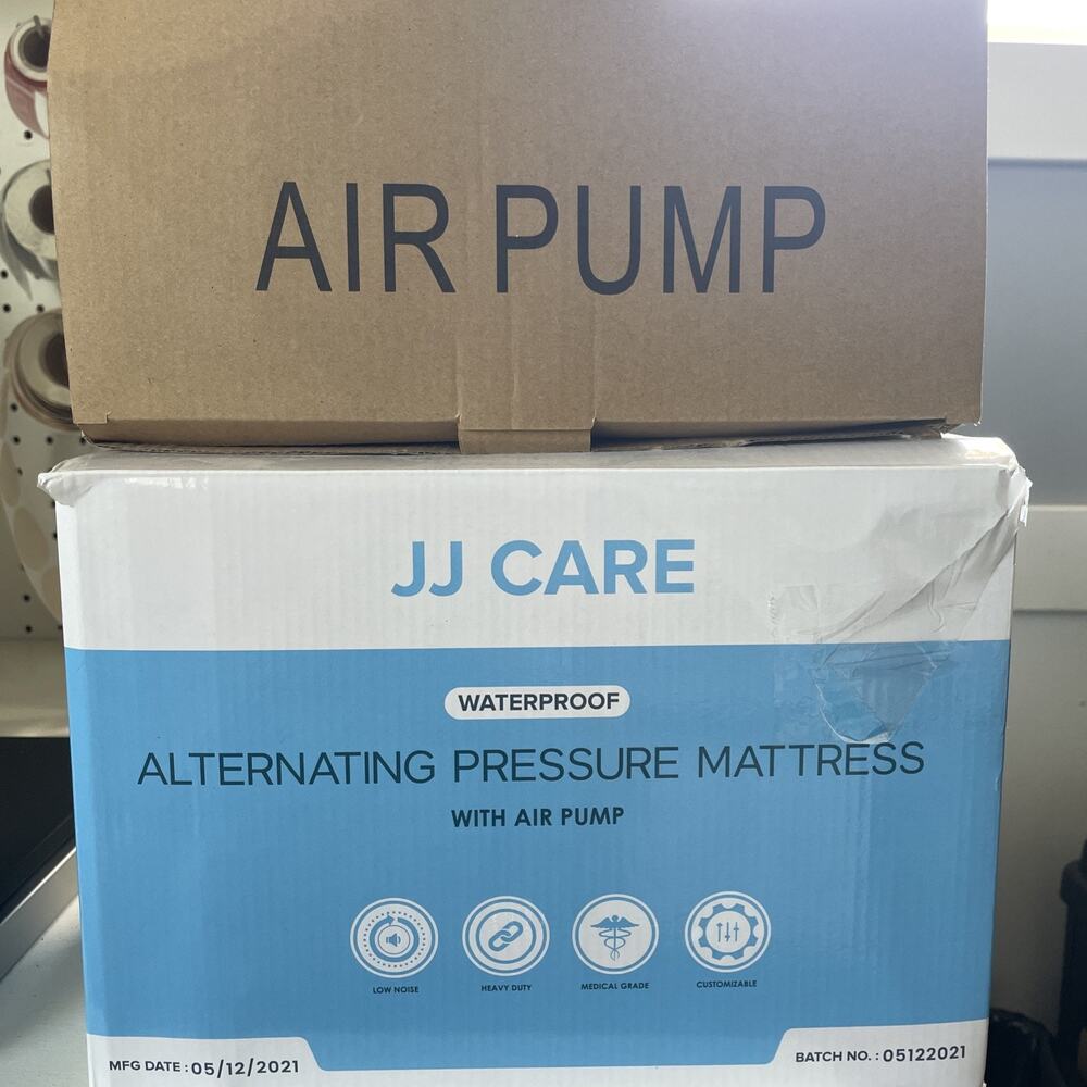 JJ Care Alternating Pressure Mattress Topper With Air Pump